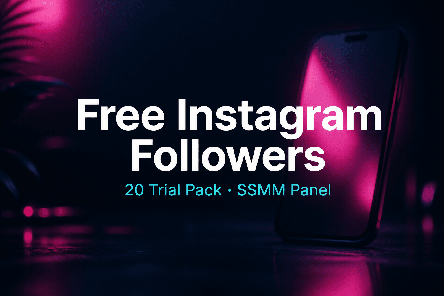 Free Instagram Followers pack cover — 20 followers trial on SSMM Panel