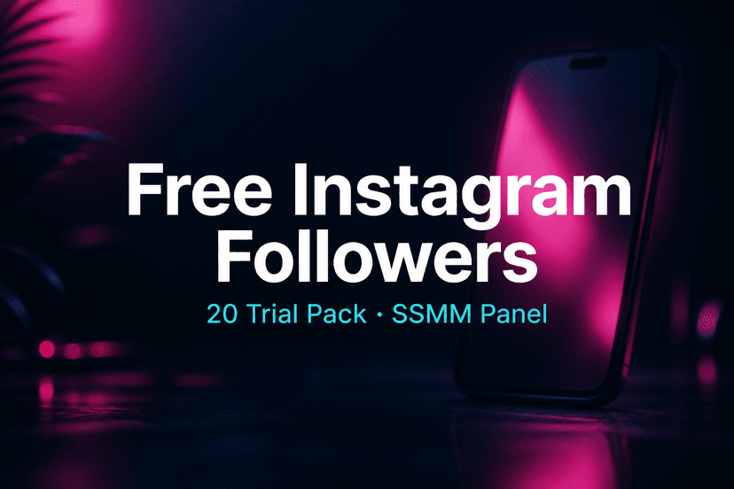 Free Instagram Followers pack cover — 20 followers trial on SSMM Panel
