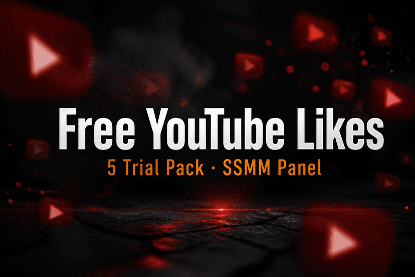 Free YouTube Likes pack cover — 5 likes trial on SSMM Panel